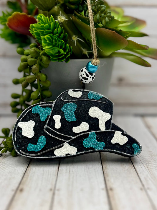 Cowprint Cowgirl Hat