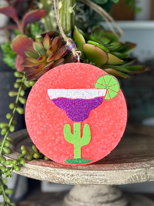 βItβs 5 OβClock Somewhereβ Margarita Glass