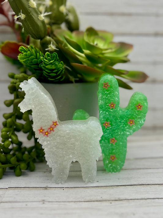 Cactus & Llama Vent Clip Set