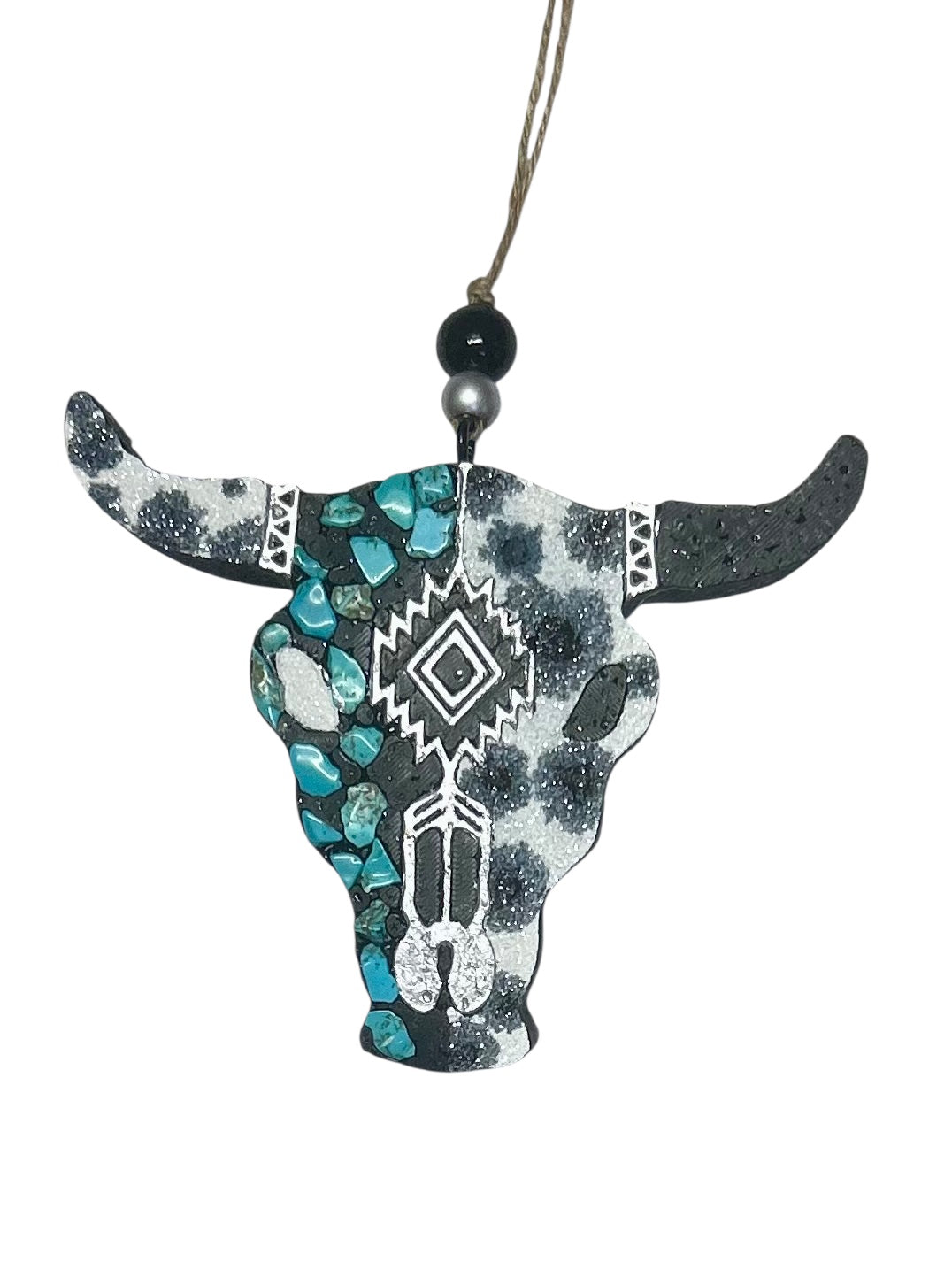 Geode Aztec Bull Skull