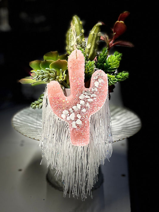 Geode Cactus w/ Fringe