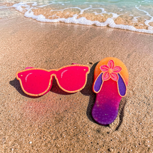 NEW! Flip-flop/Sunglasses Vent Clip Set